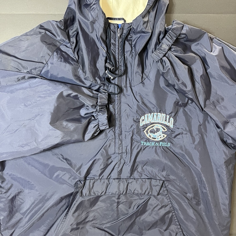 Vintage Camarillo Scorpions High School Track & Field Quater Zip Blue XL Acadia